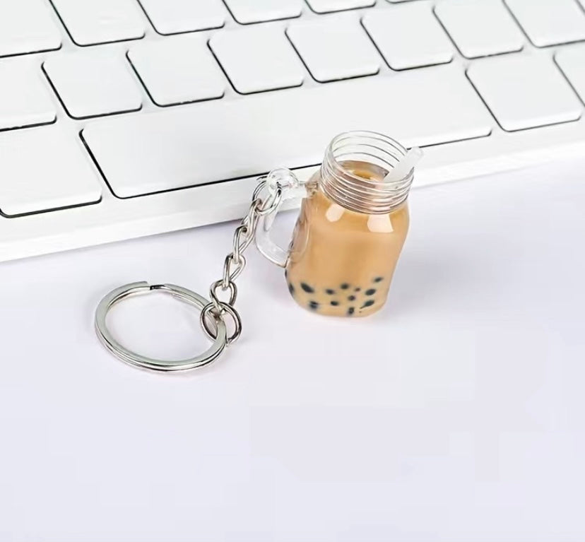 Boba Tea keychain