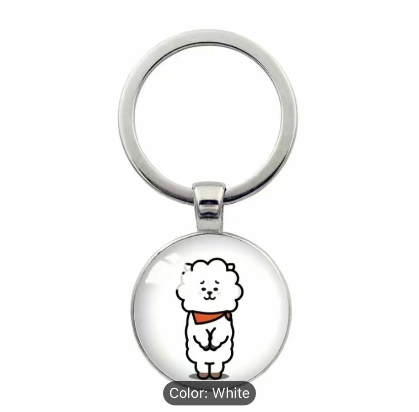 BT21 inspired bubble keychains