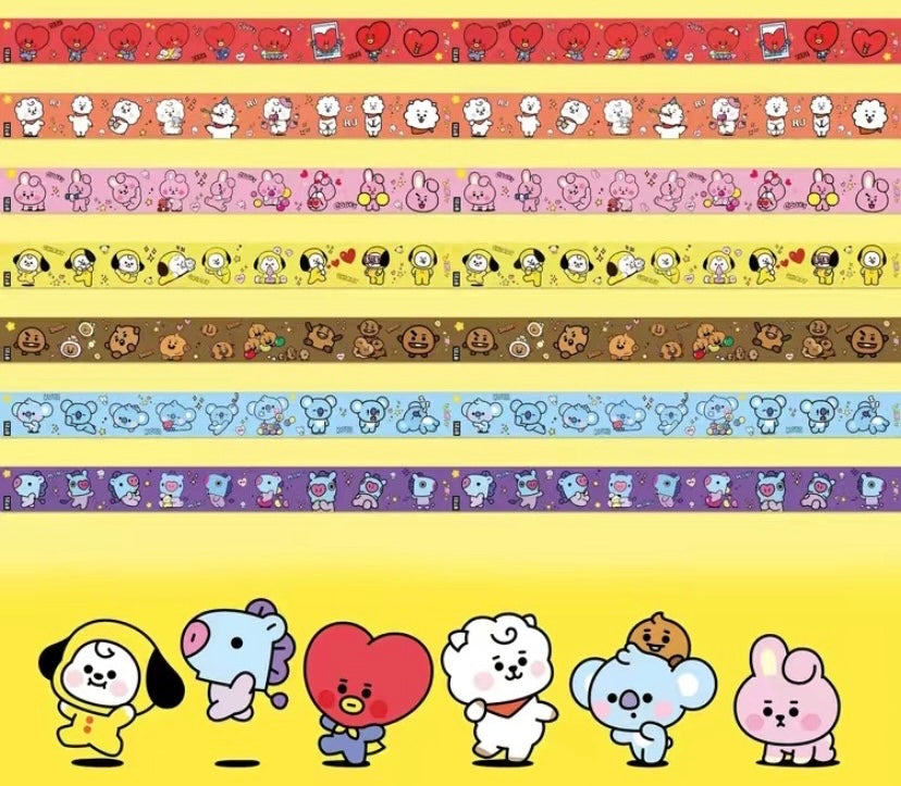 Bt21 inspired washi tape