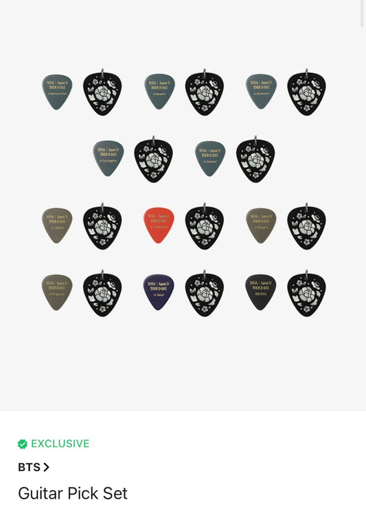 D-Day Guitar Pick set