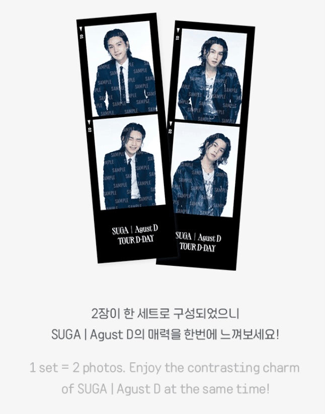 agust D DDay tour Photo strip