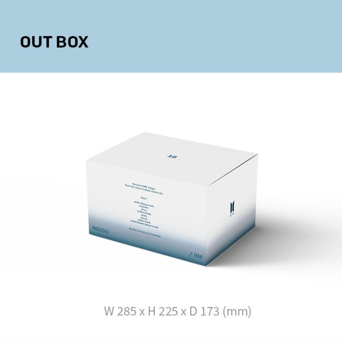 BTS merch box #16 Indigo