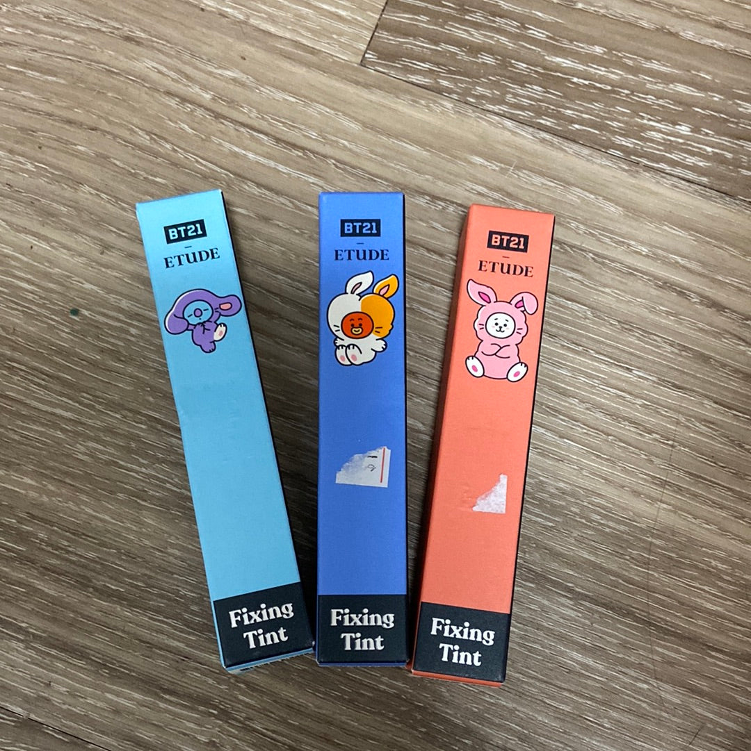 BT21 Fixing tint etude house lip tint