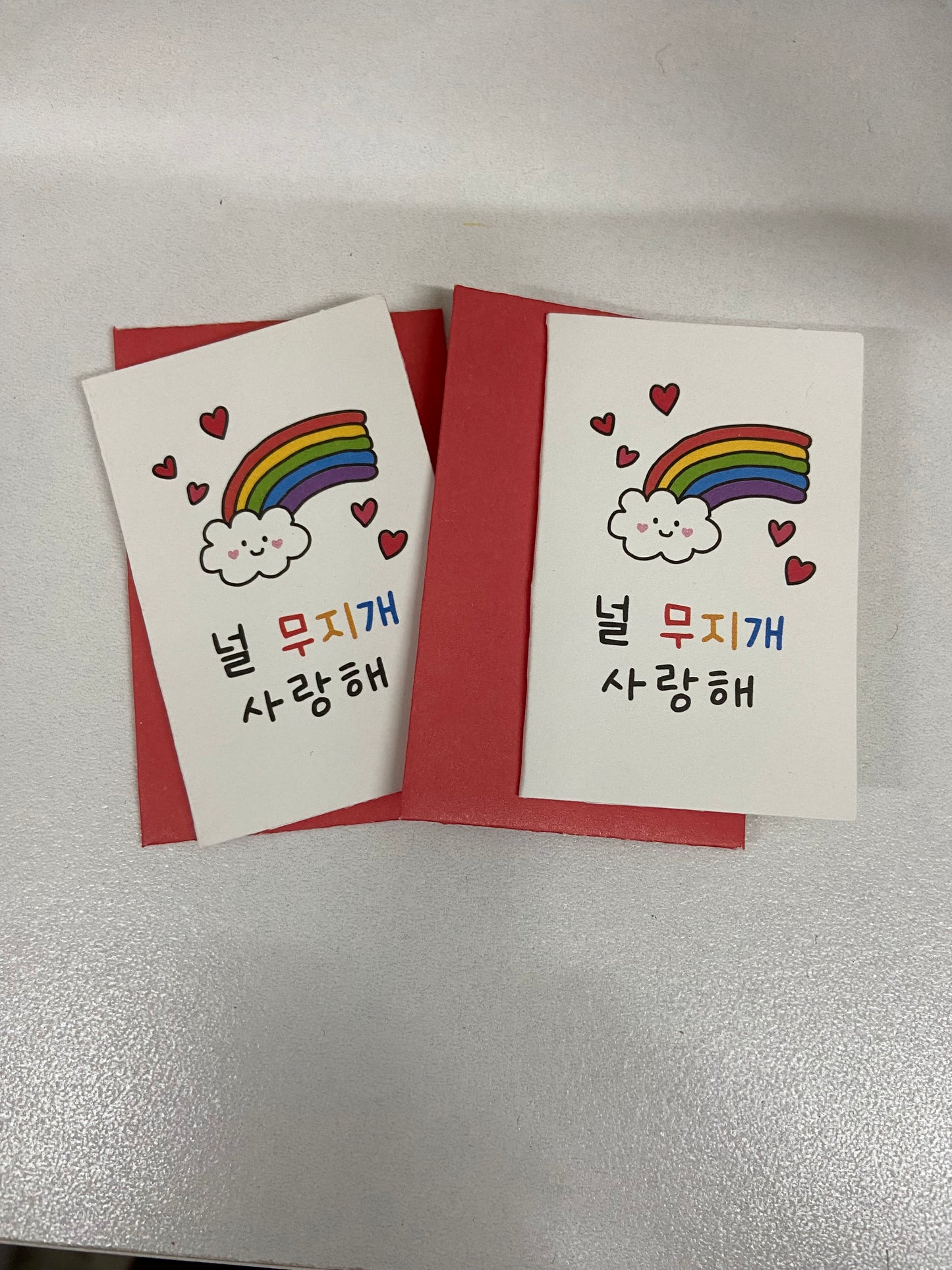 Korea Artbox mini greeting cards