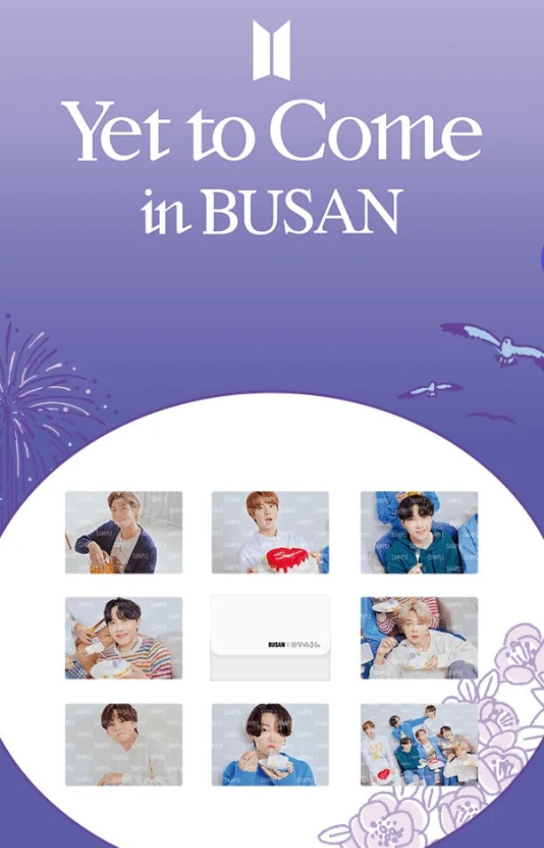 Busan mini tour photo card pack