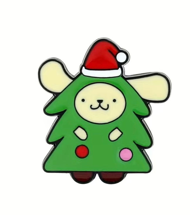 Sanrio inspired holiday pins