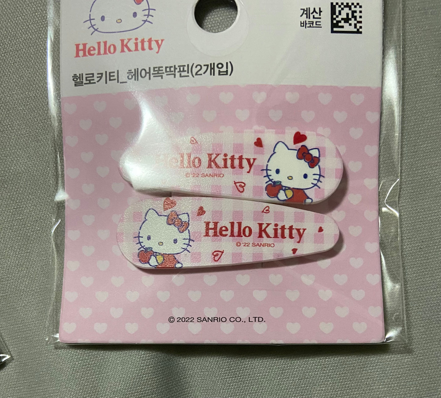 Sanrio hair clips