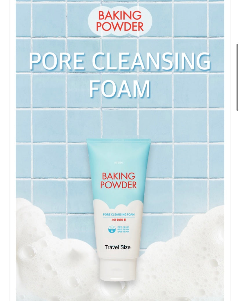 Etude house Baking Powder pore cleansing foam (travel size)