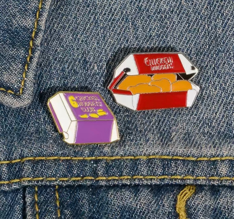 Chicken nugget pins