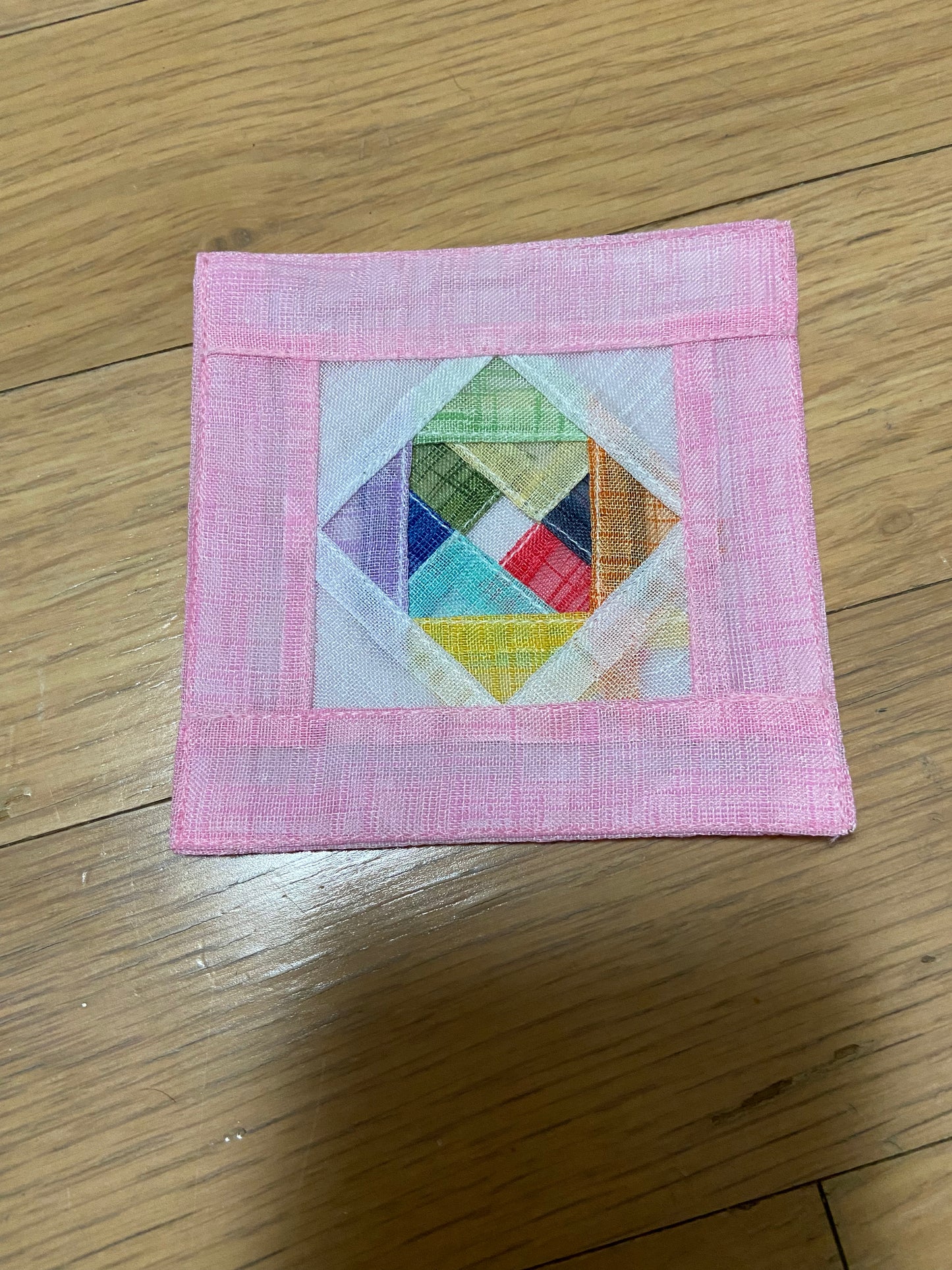 Korean traditional pattern fabric coaster