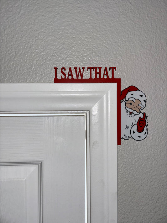 Santa Door corner decor