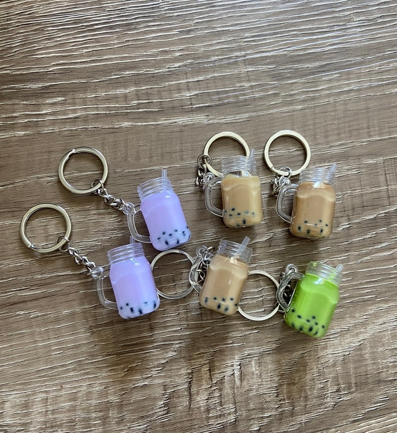 Boba Tea keychain