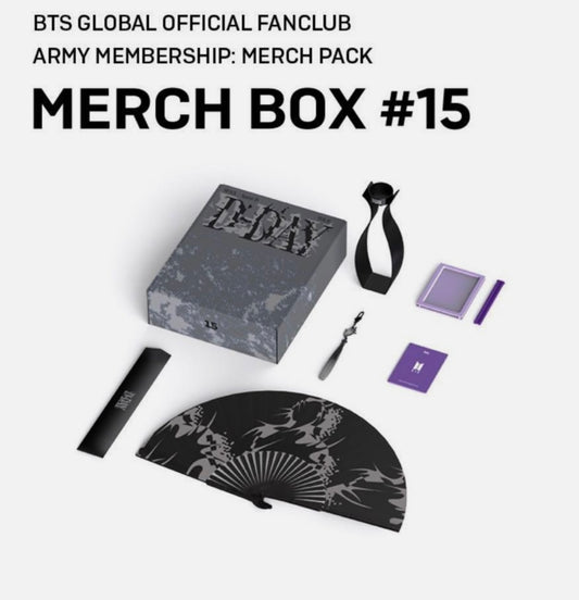 BTS merch box #15 D-Day