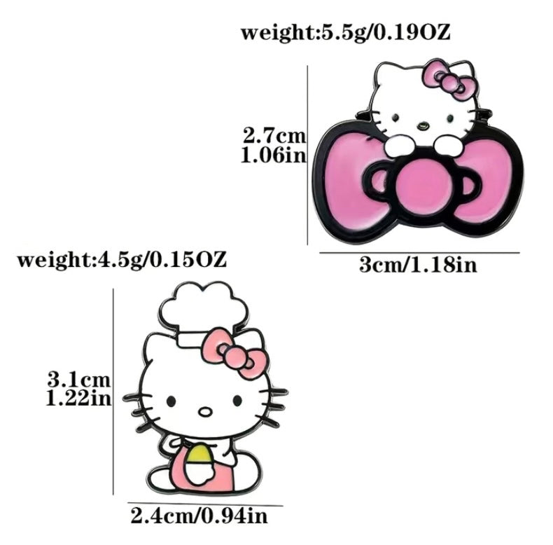 Hello Kitty Sanrio inspired pins