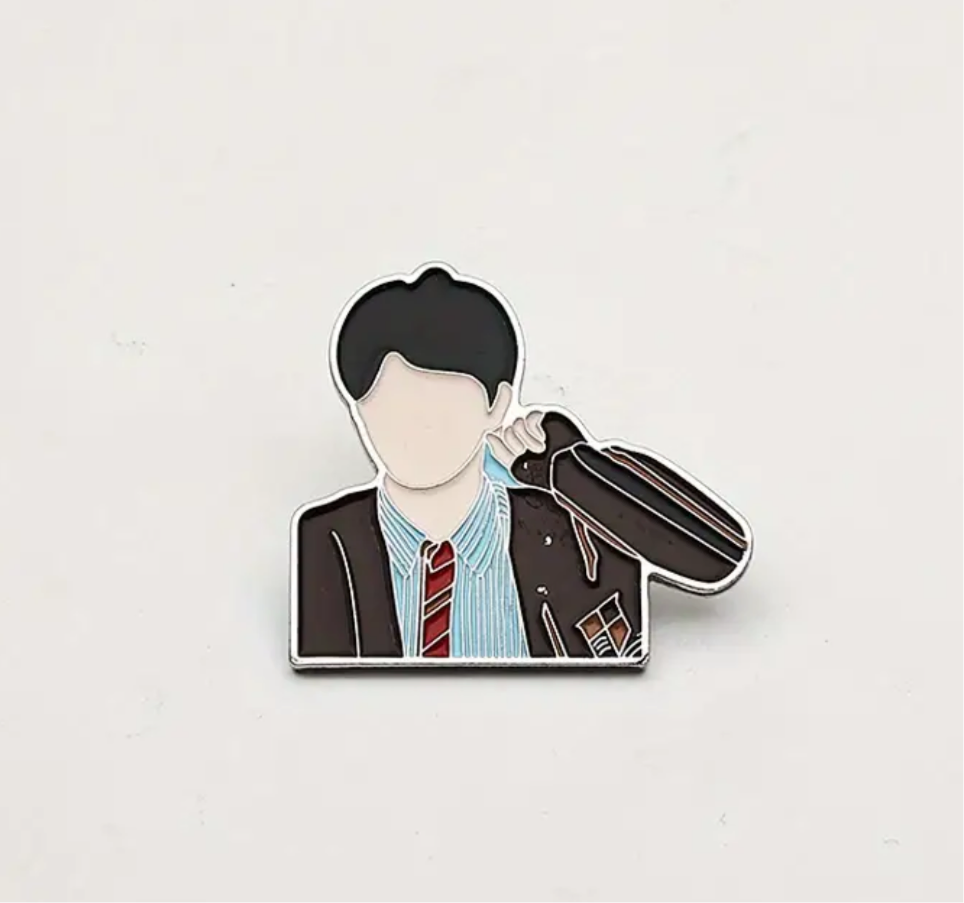 Kpop faceless inspired pins