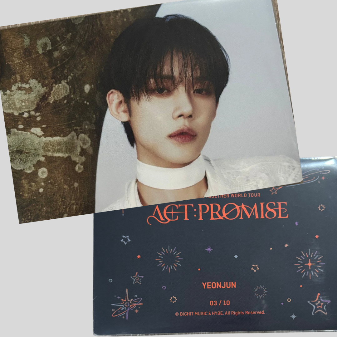 Tomorrow by Together (TXT) Act:Promise Tour merch Photo cards