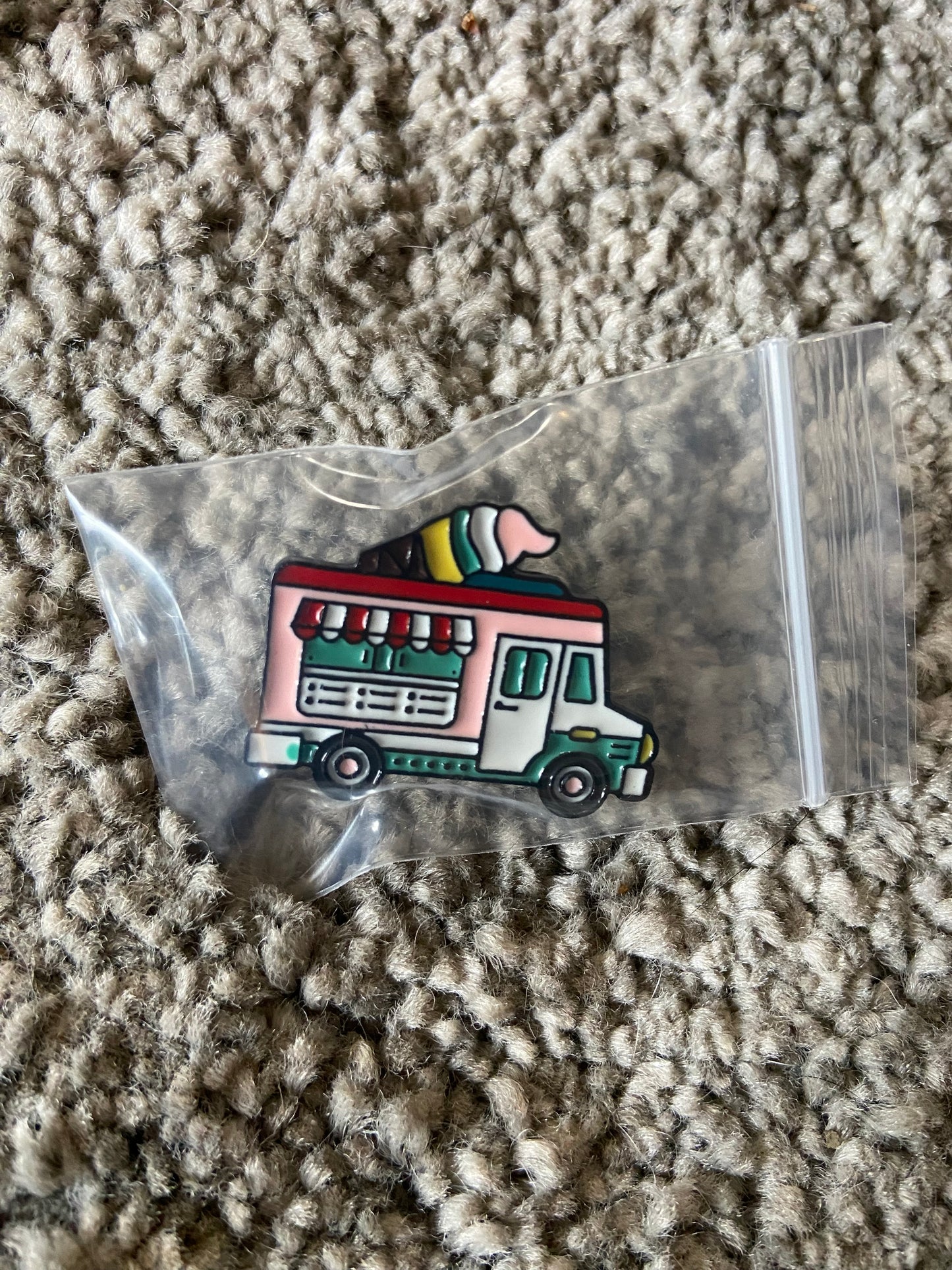 Ice cream truck pin