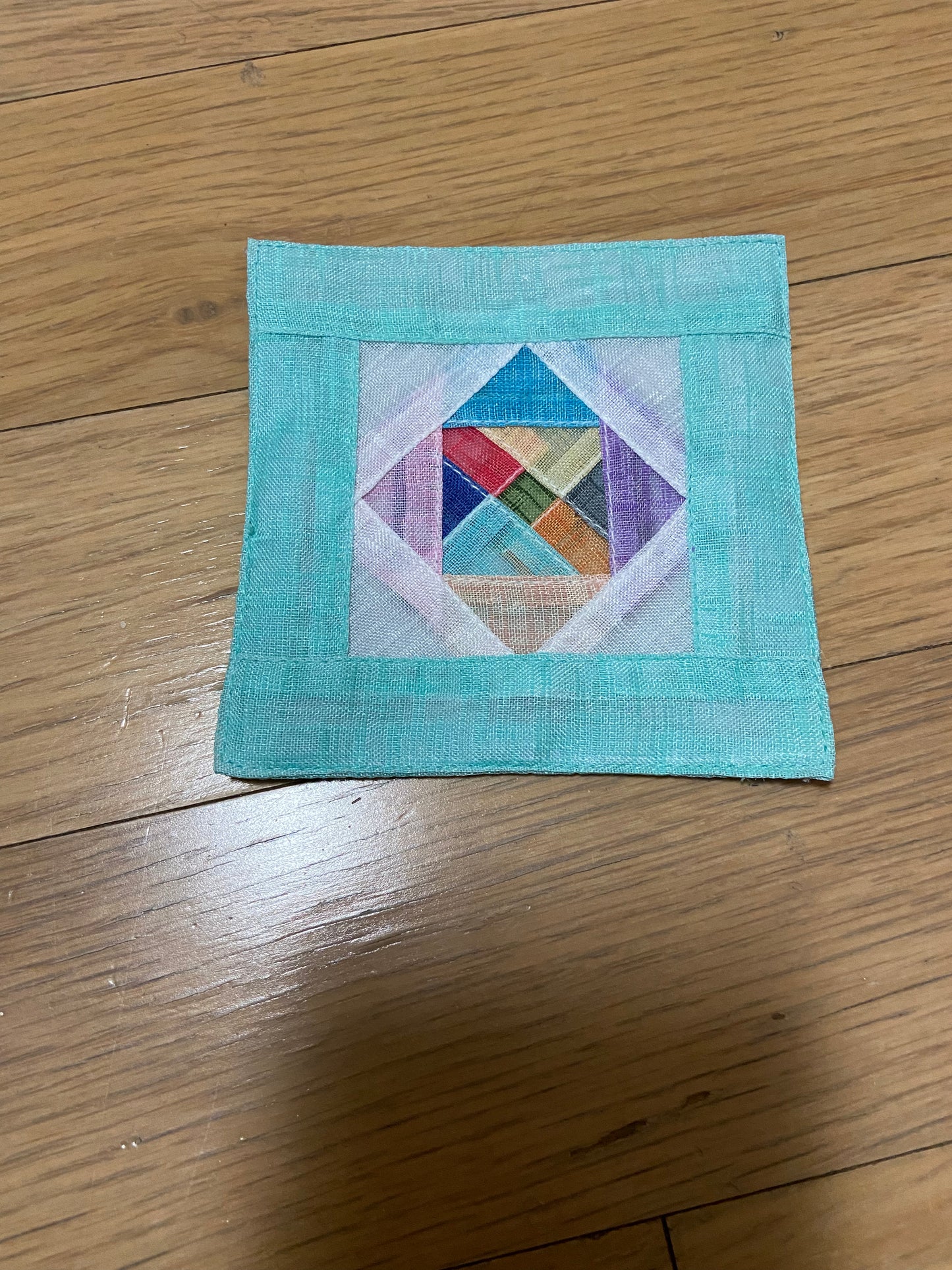 Korean traditional pattern fabric coaster