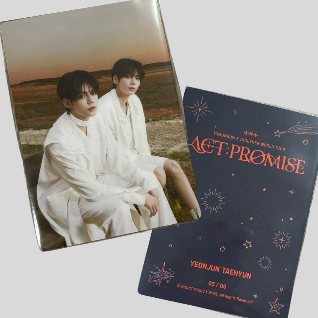 Tomorrow by Together (TXT) Act:Promise Tour merch Photo cards