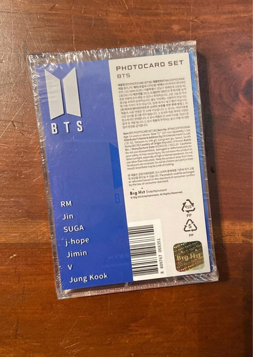 BTS Hybe Insight Merch Photocard pack