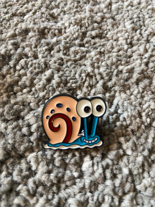 Gary the snail pin