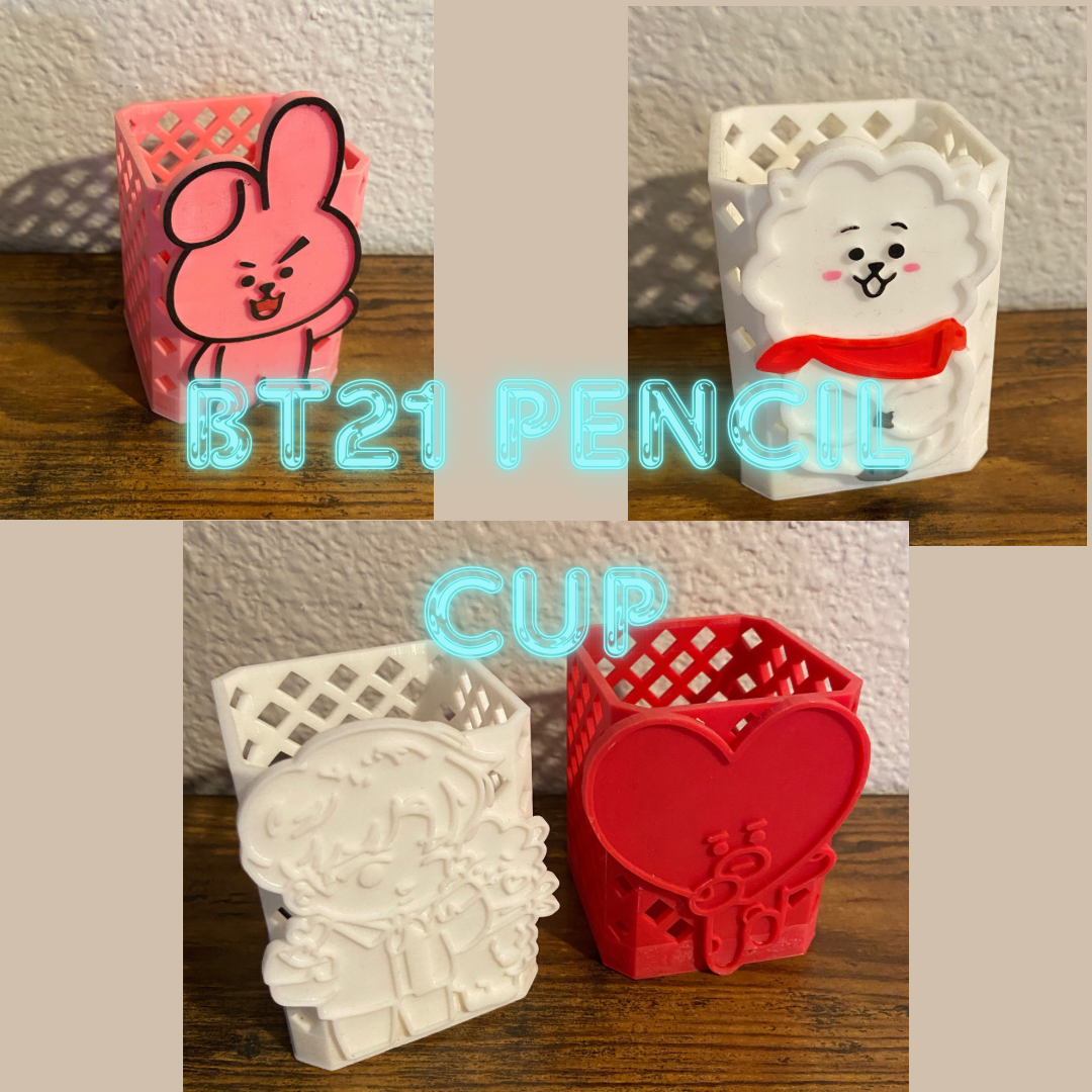 BT21 pencil cup