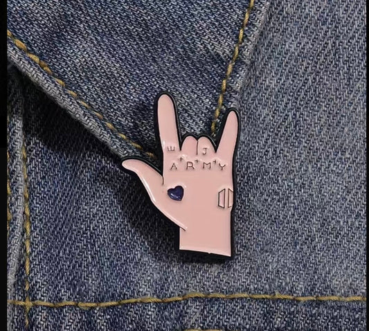 Ily hand kpop jungkook pin