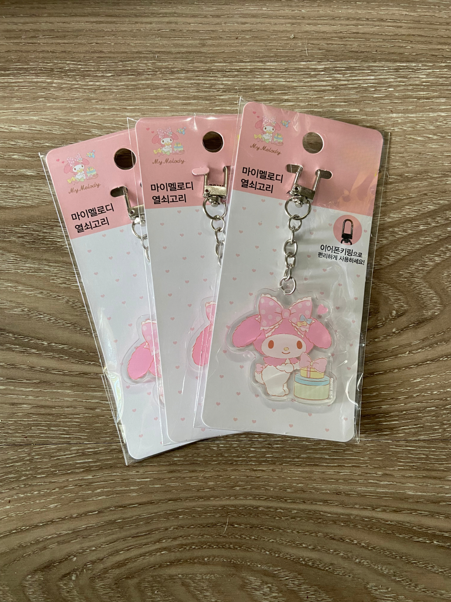 Sanrio my melody keychain