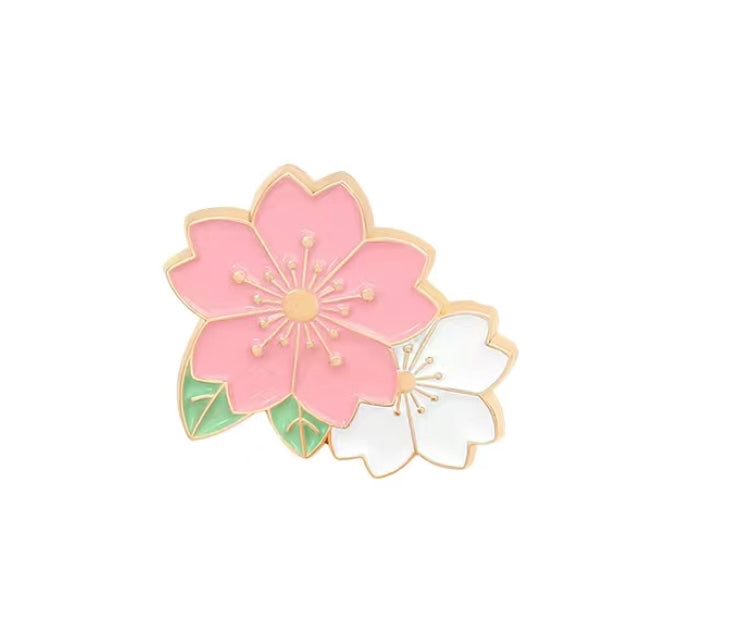 Cherry blossom flower pins