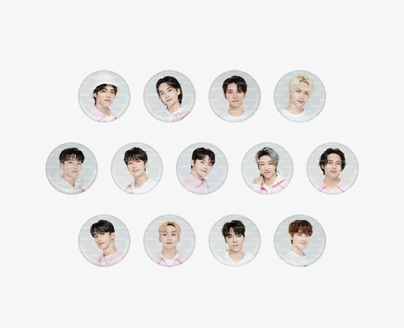 Seventeen lucky Draw large can badge (caratland)