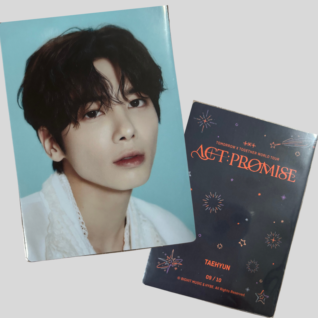 Tomorrow by Together (TXT) Act:Promise Tour merch Photo cards