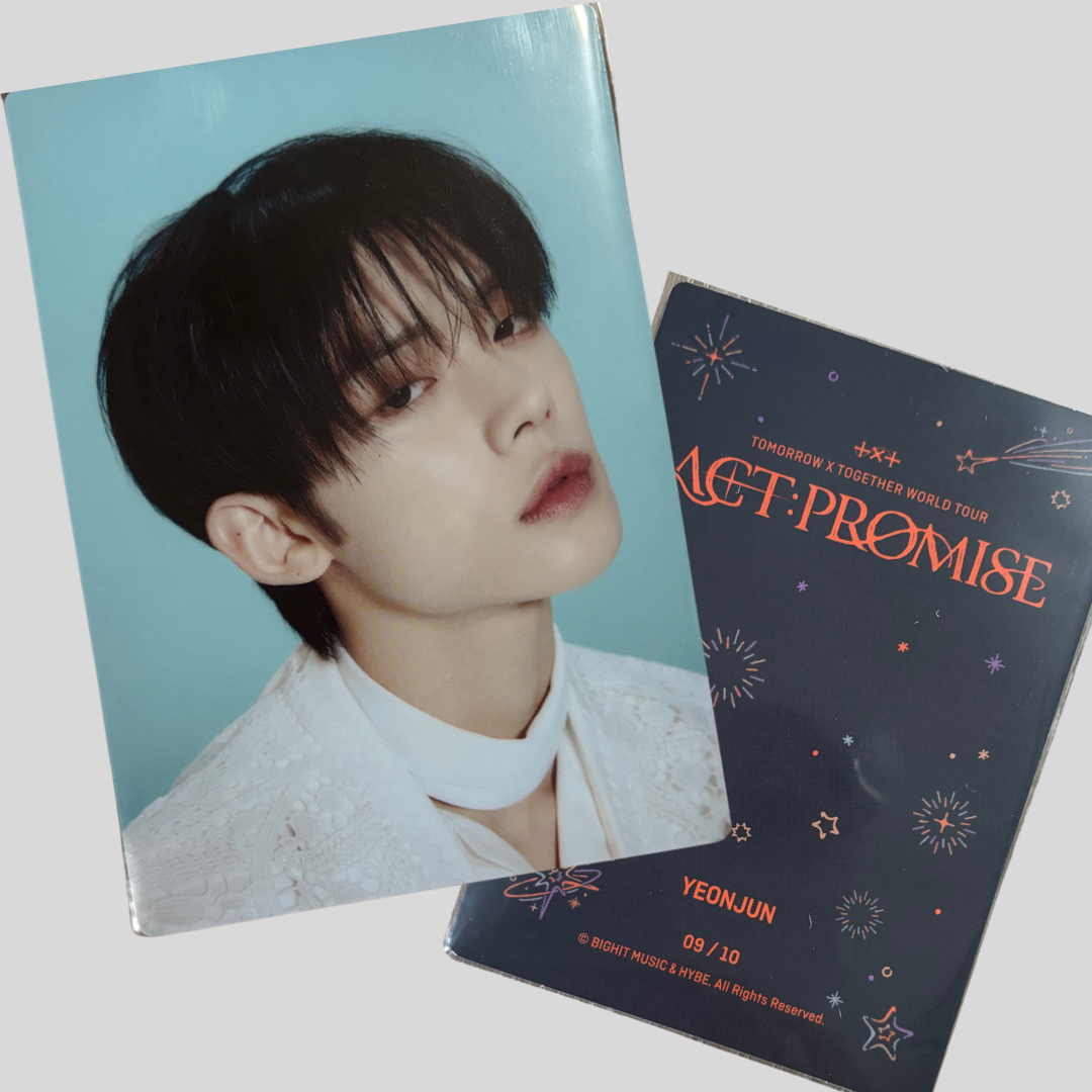 Tomorrow by Together (TXT) Act:Promise Tour merch Photo cards