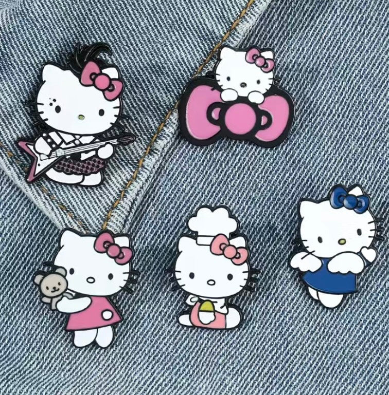 Hello Kitty Sanrio inspired pins