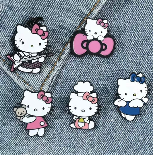 Hello Kitty Sanrio inspired pins