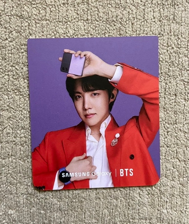 BTS x Samsung collab photocards