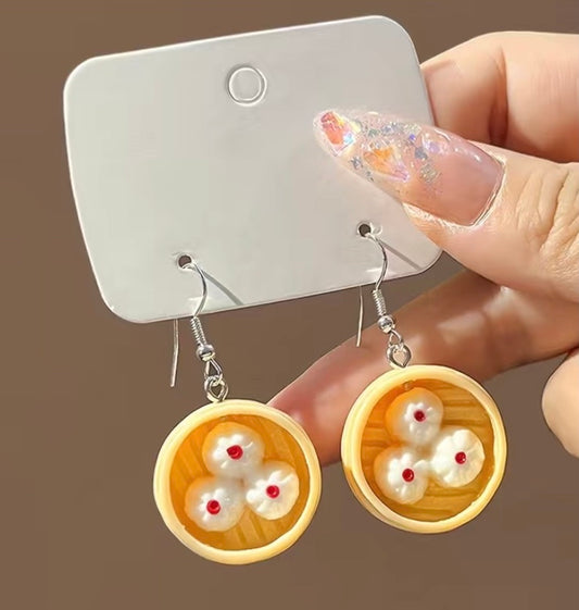 Dumpling earrings