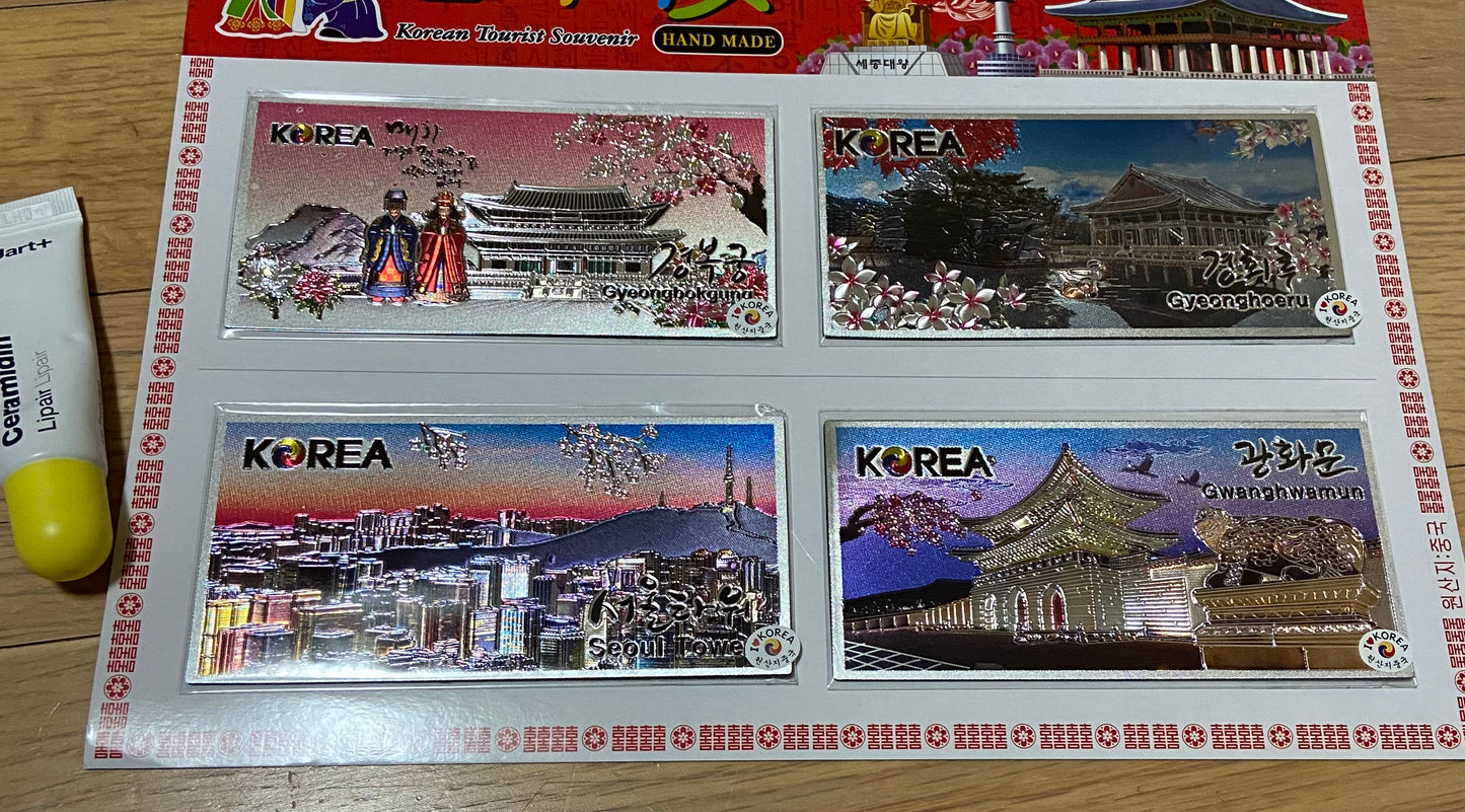 Korean scenery magnet large