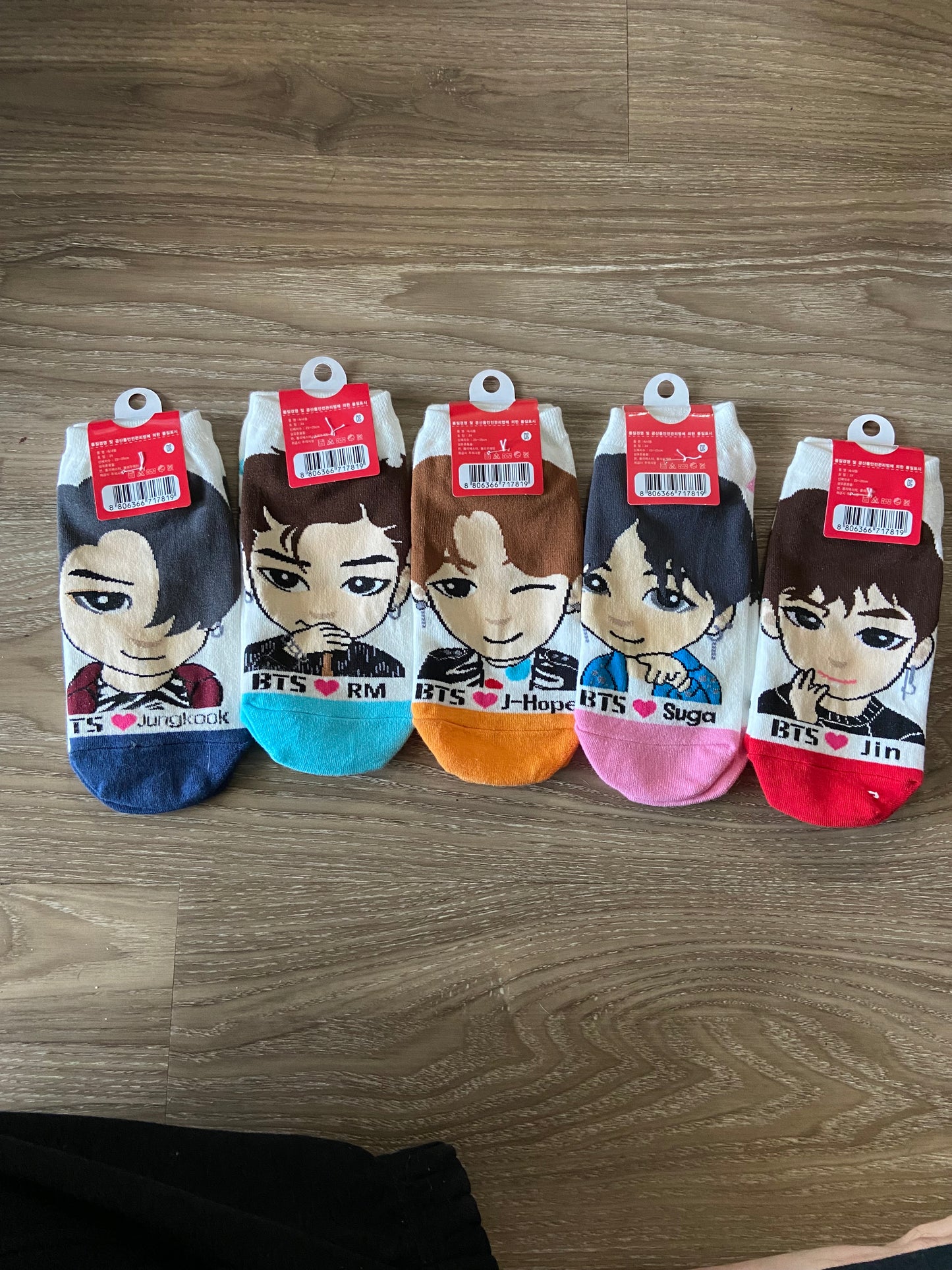 Kpop group inspired socks