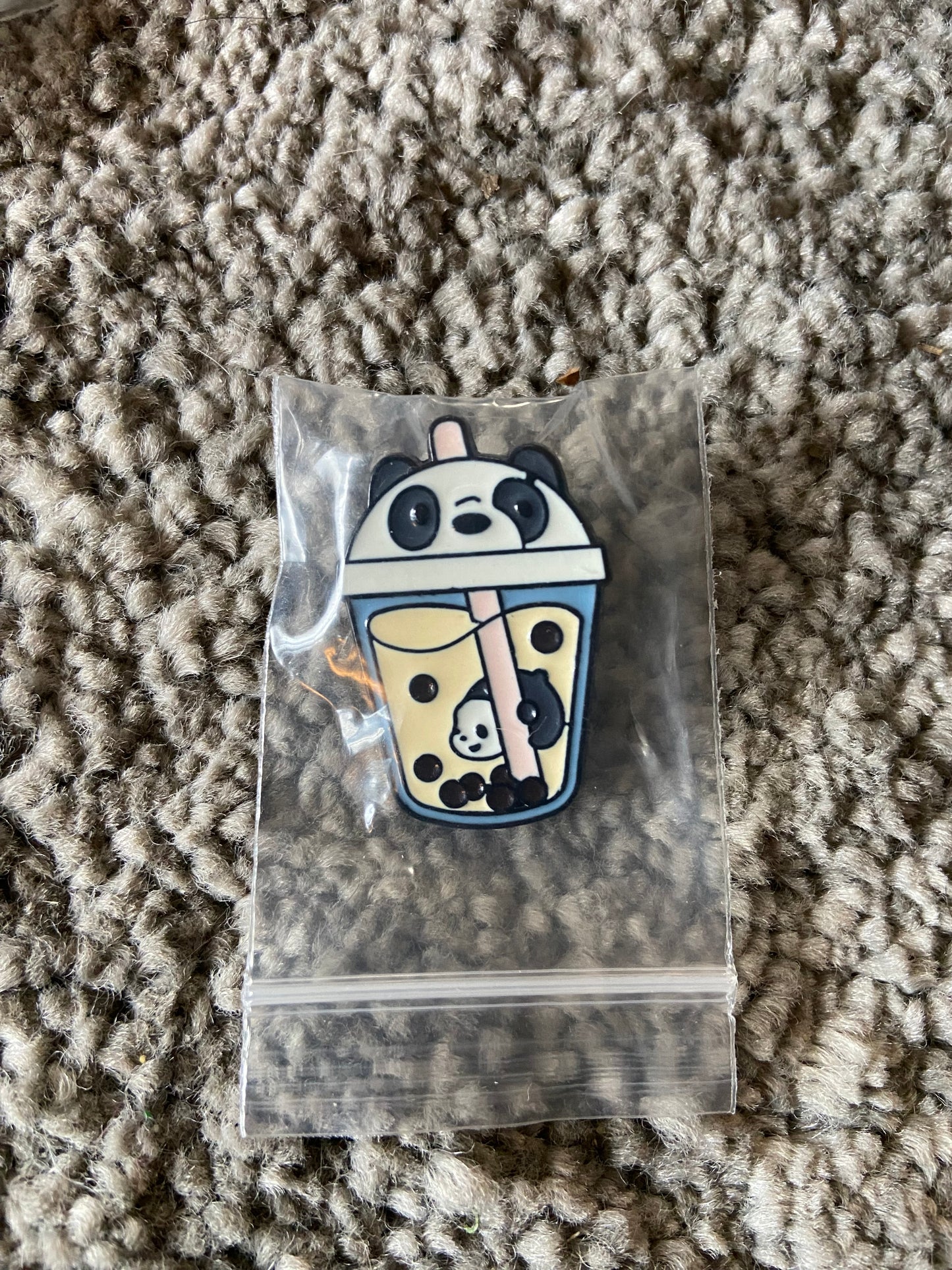 Boba tea animal pins