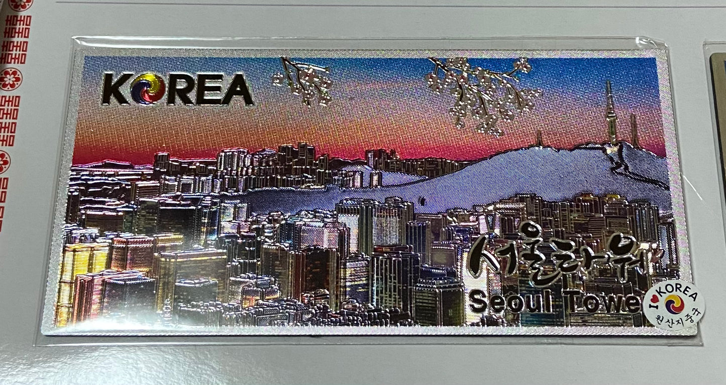 Korean scenery magnet large