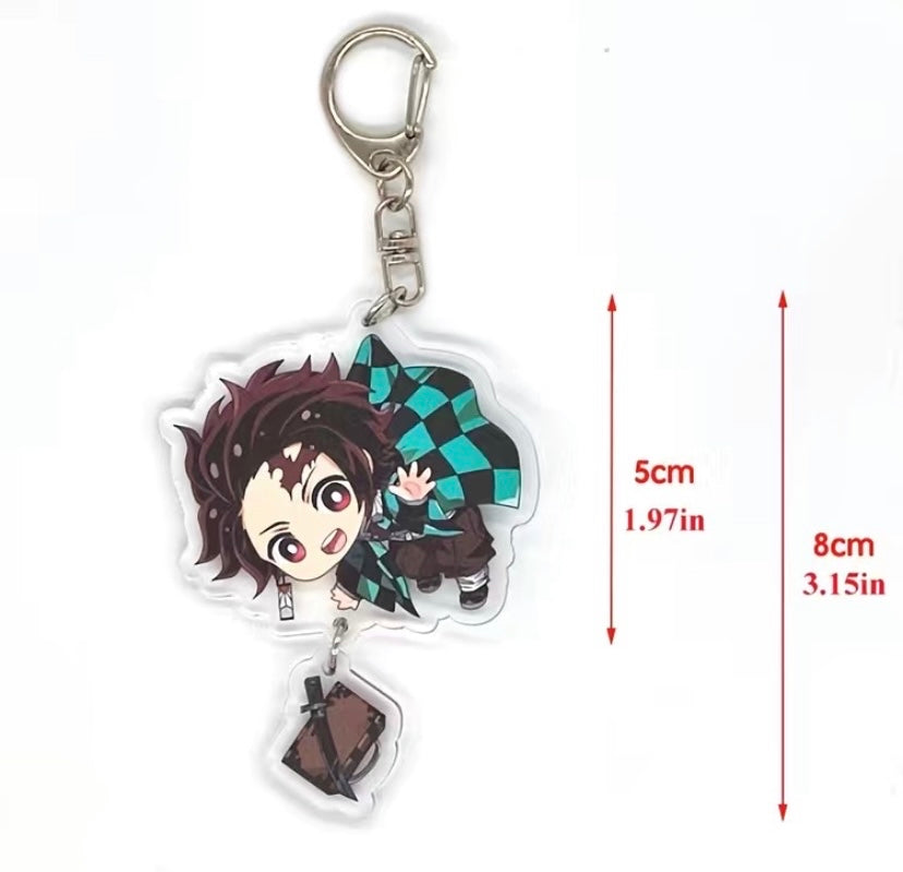 Anime acrylic keychains