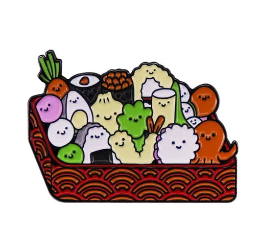 Food box pin