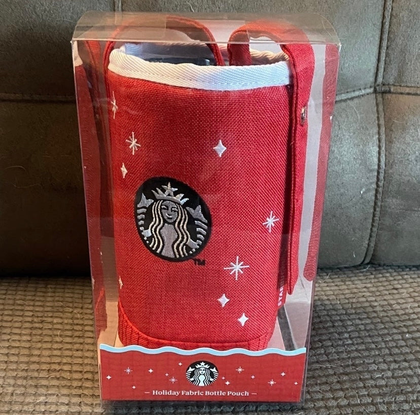 Holiday Starbucks Korea cup pouch