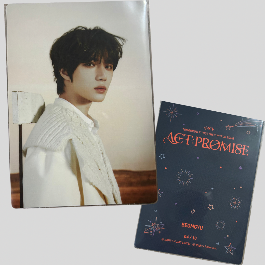 Tomorrow by Together (TXT) Act:Promise Tour merch Photo cards