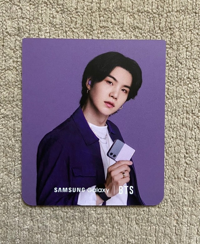 BTS x Samsung collab photocards