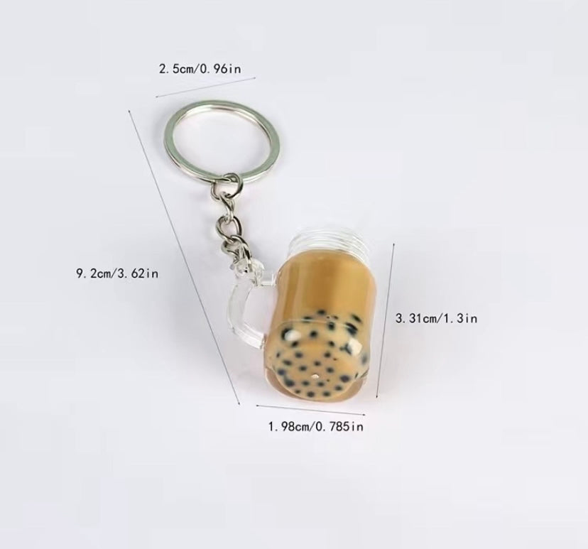 Boba Tea keychain