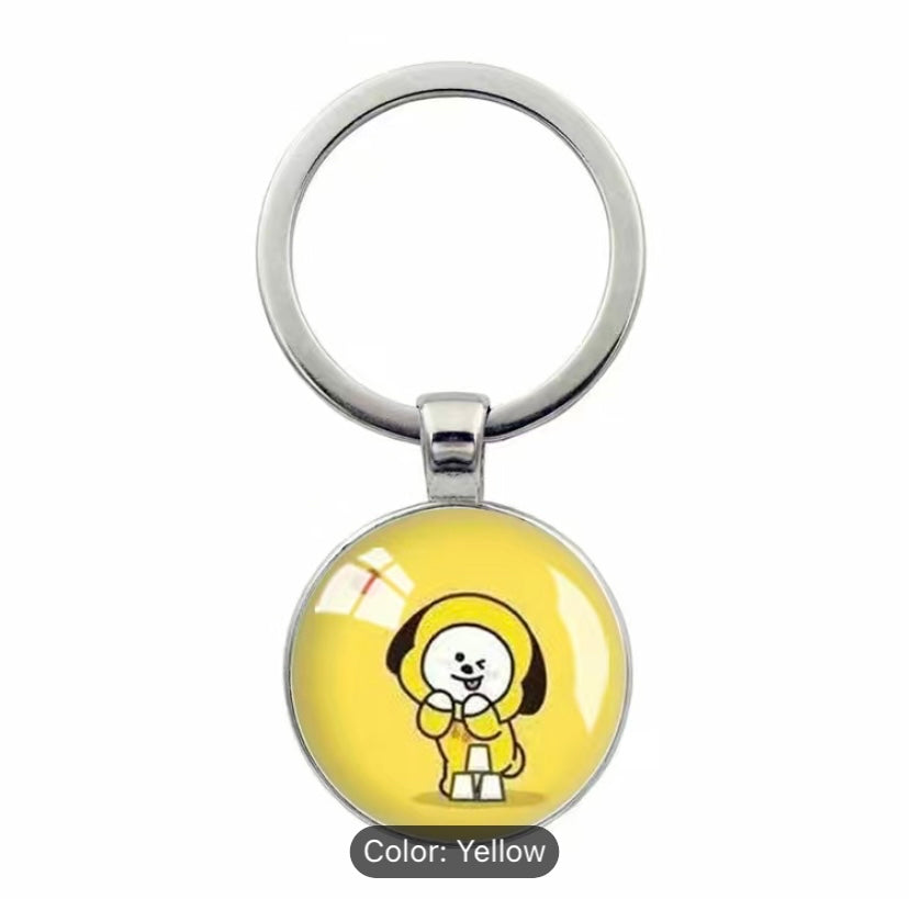 BT21 inspired bubble keychains