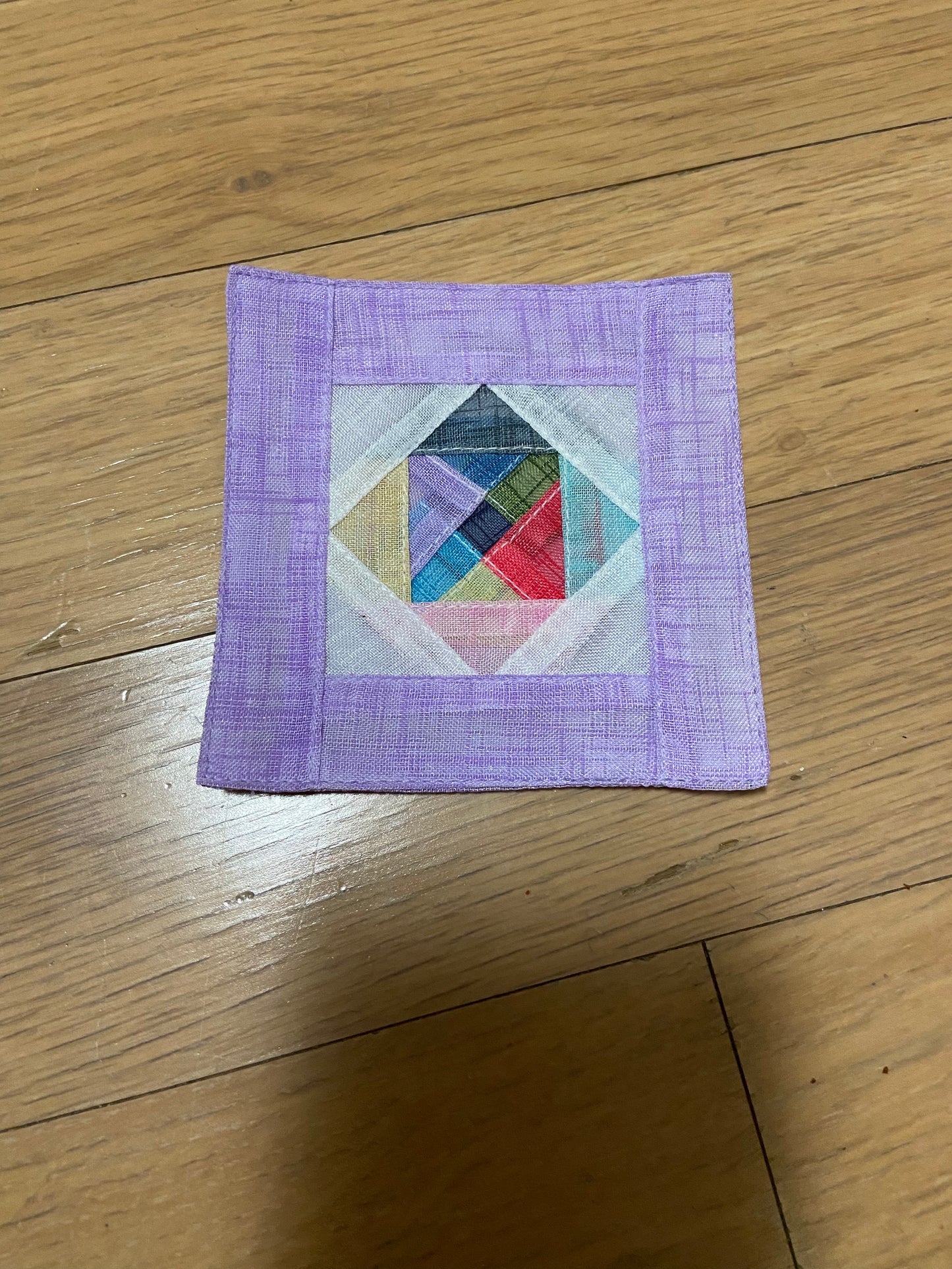 Korean traditional pattern fabric coaster