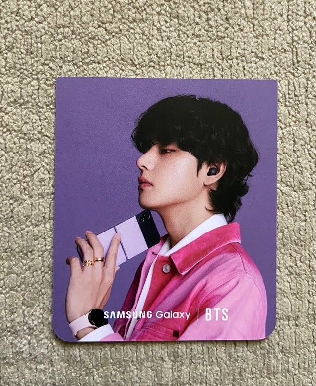 BTS x Samsung collab photocards