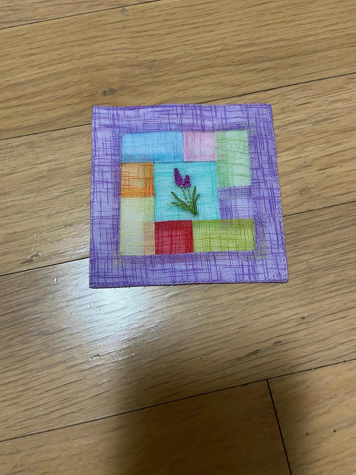 Korean traditional pattern fabric coaster